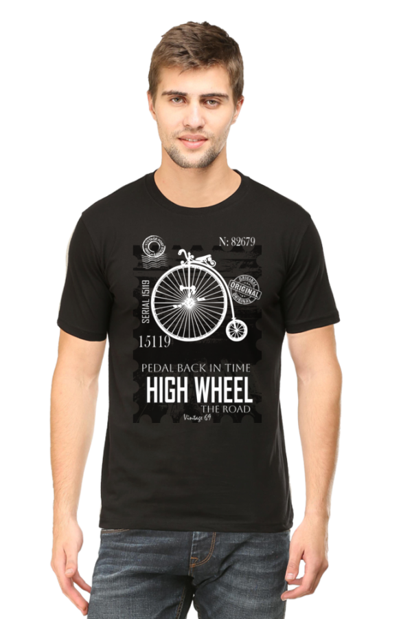 Round Neck T-Shirt - Vintage 69 – High Wheel - Image 5