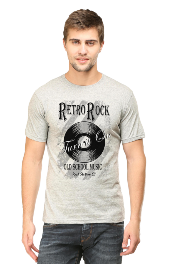 Round Neck T-Shirt - Rock Station 69 - Retro Rock - Image 5