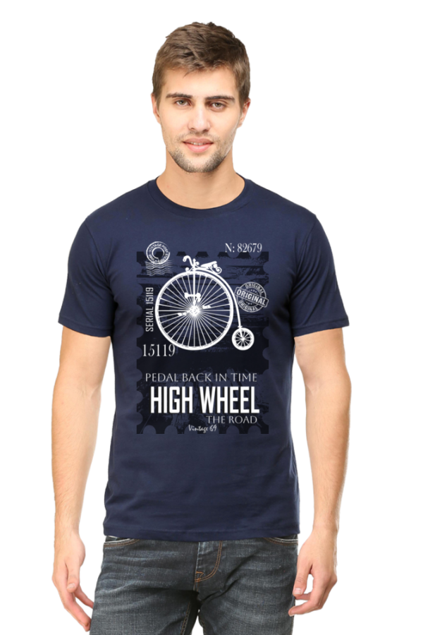Round Neck T-Shirt - Vintage 69 – High Wheel - Image 4
