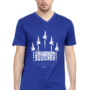 Aviator 69 – Vertical Charlie – V Neck T-Shirt