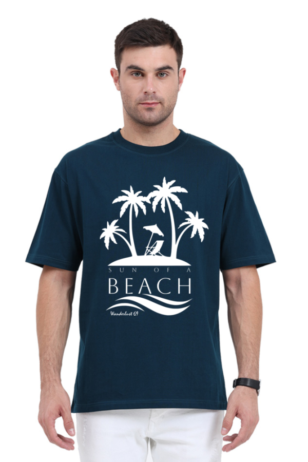 Street Style 69 – Sun Of A Beach – Unisex Oversized T-Shirt - Image 2