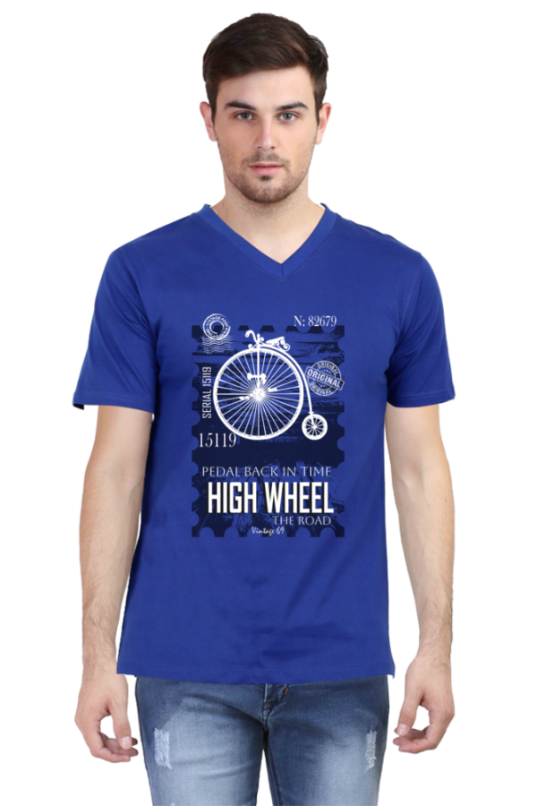 Vintage 69 – High Wheel – V Neck T-Shirt - Image 3