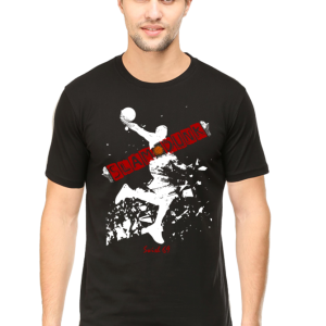 Round Neck T-Shirt - Slam Dunk - Black