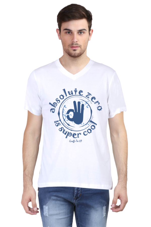 Graffi-Tee 69 - Absolute Zero - V-Neck T-Shirt