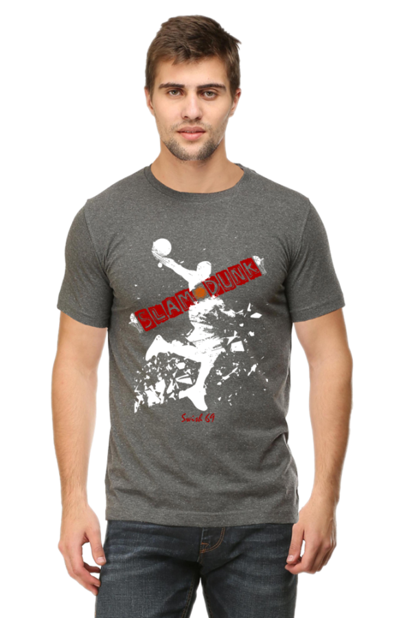 Round Neck T-Shirt - Swish 69 - Slam Dunk - Image 2