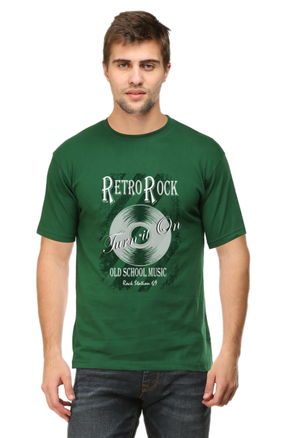 Round Neck T-Shirt - Rock Station 69 - Retro Rock - Image 2