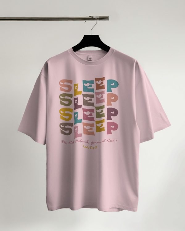 Ladybug 69 – Sleep – Unisex Oversized T-Shirt - Image 9