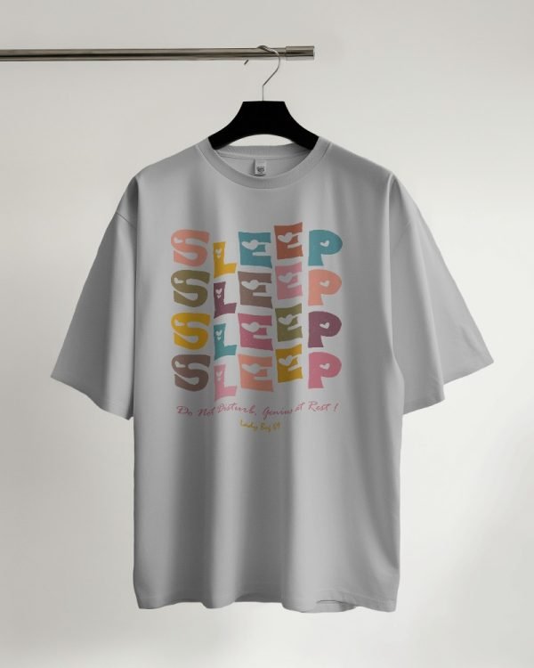 Ladybug 69 – Sleep – Unisex Oversized T-Shirt - Image 7