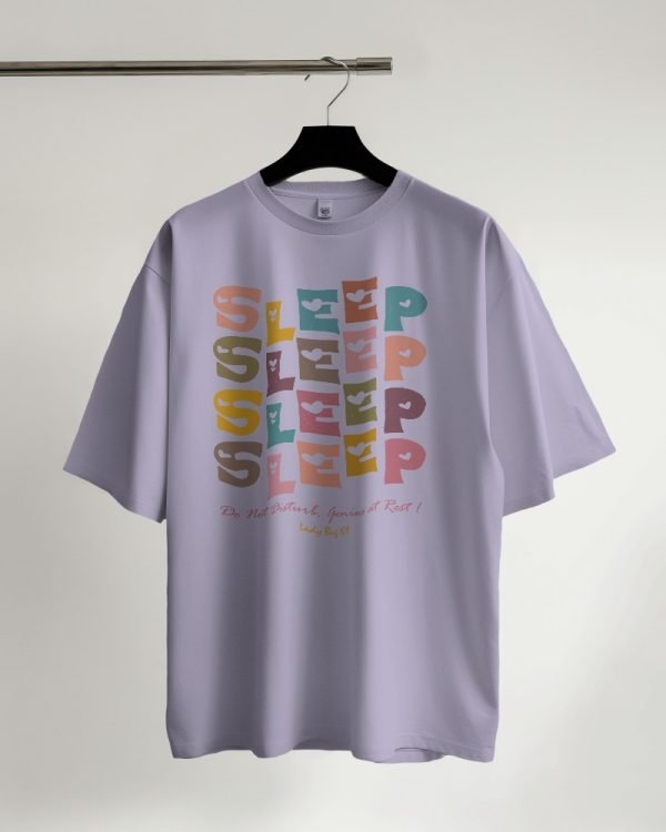 Ladybug 69 – Sleep – Unisex Oversized T-Shirt - Image 8