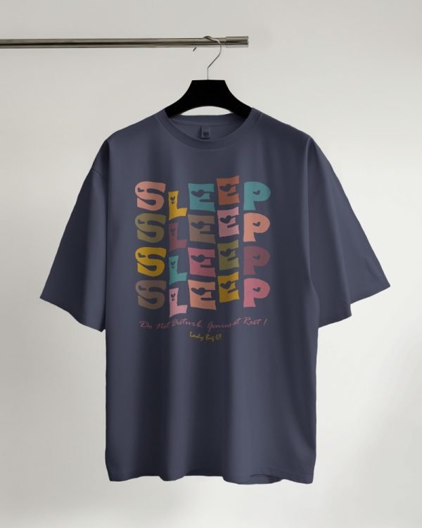 Ladybug 69 – Sleep – Unisex Oversized T-Shirt - Image 4