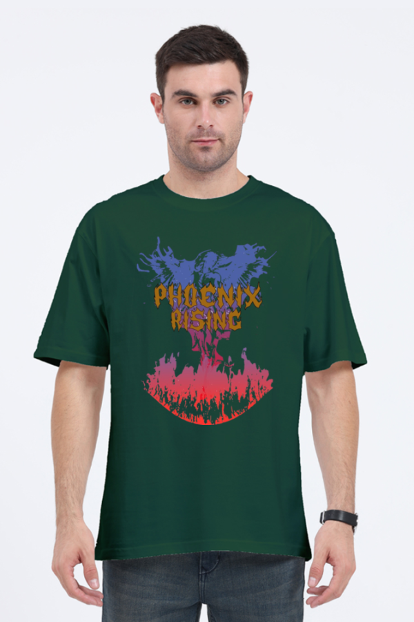 Street Style 69 - Phoenix Rising - Unisex Oversized T-shirt - Image 7