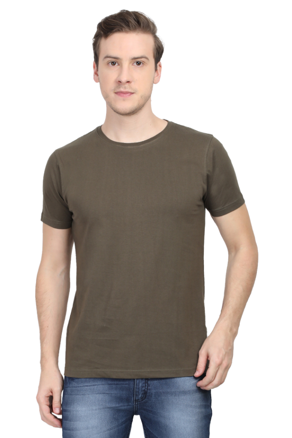 Round Neck T-Shirt - Back To Basics - Plain - Image 2