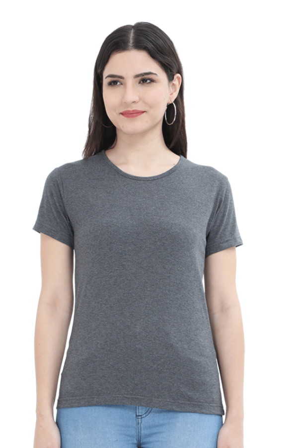 Round Neck T-Shirt - Back To Basics - Plain - Image 10