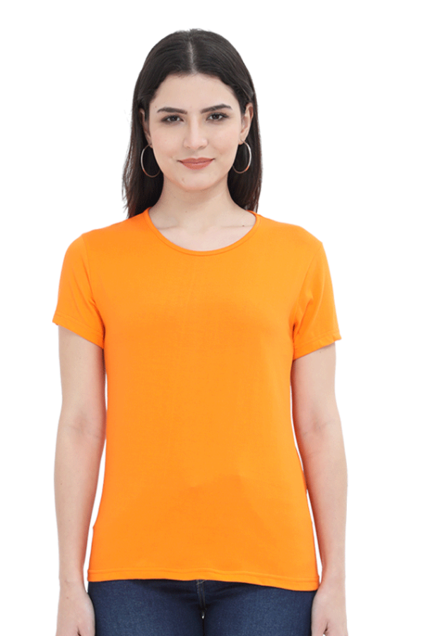 Round Neck T-Shirt - Back To Basics - Plain - Image 5