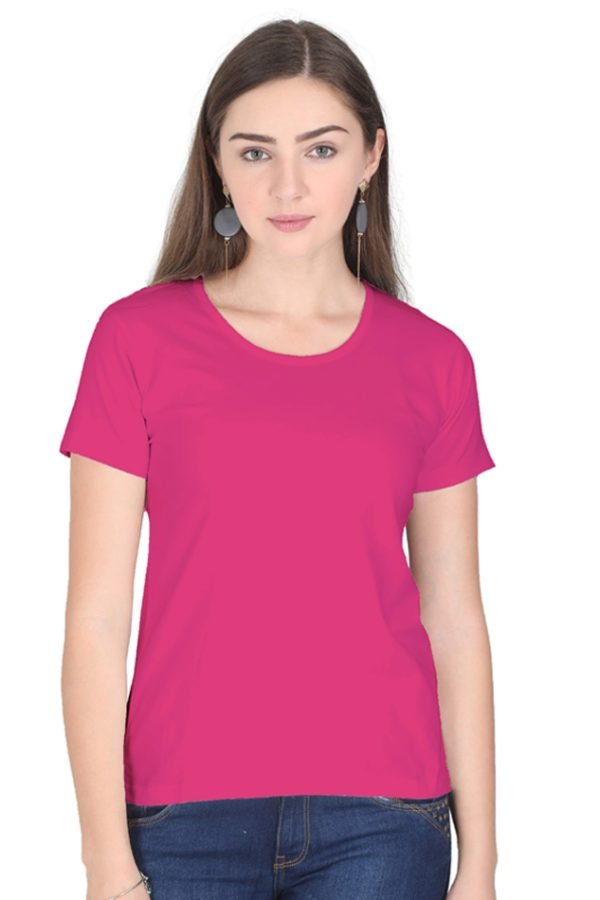 Round Neck T-Shirt - Back To Basics - Plain - Image 6