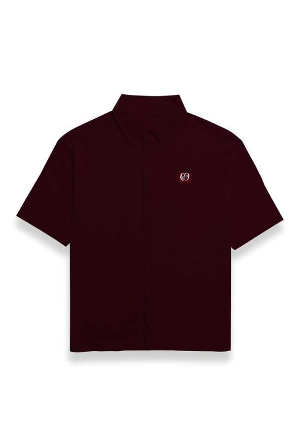 Street Style 69 - Insignia - Men's Oversized Shirt - Black | Navy | Maroon
