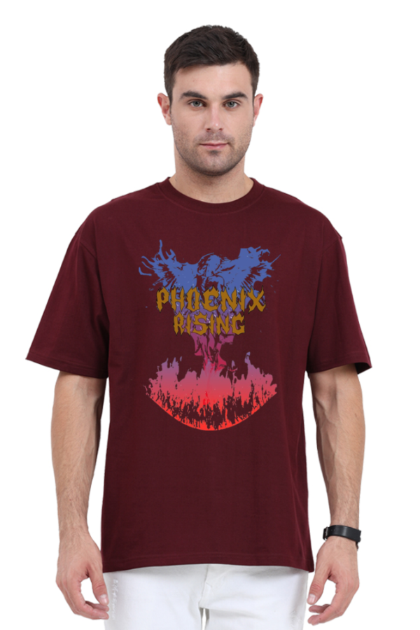 Street Style 69 - Phoenix Rising - Unisex Oversized T-shirt - Image 5