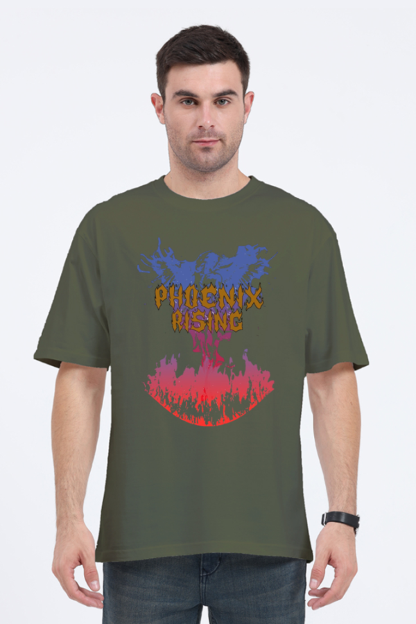 Street Style 69 - Phoenix Rising - Unisex Oversized T-shirt - Image 2