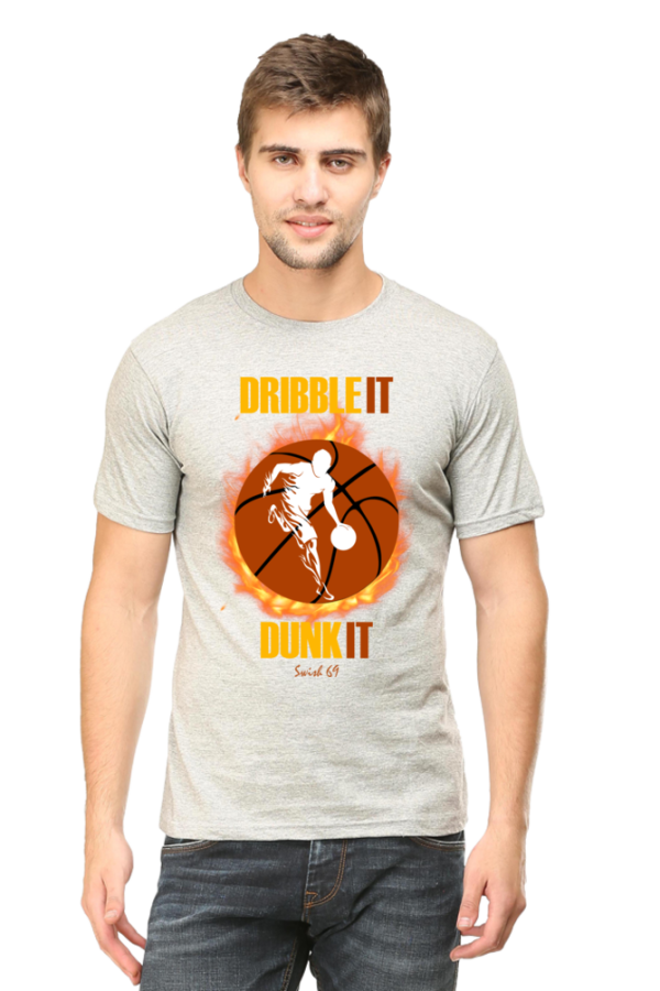 Round Neck T-Shirt - Swish 69 - Dribble It Dunk It - Image 7