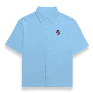 Street Style 69 - Motif - Men's Oversized Shirt - White | Lavender | Light Pink | Baby Blue