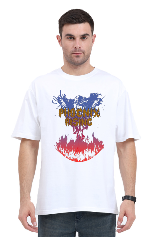 Street Style 69 - Phoenix Rising - Unisex Oversized T-shirt - Image 10