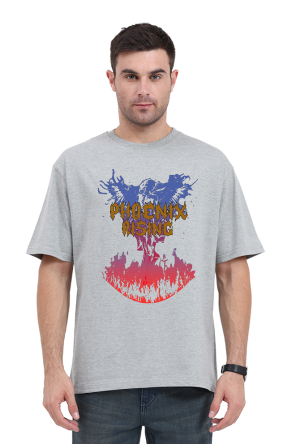 Street Style 69 - Phoenix Rising - Unisex Oversized T-shirt - Image 8