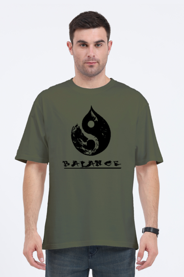 Street Style 69 - Balance - Unisex Oversized T-shirt - Image 3