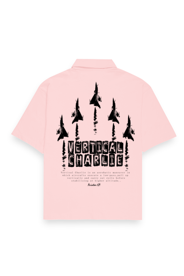 Street Style 69 - Vertical Charlie - Men's Oversized Shirt - White | Lavender | Light Pink | Baby Blue - Image 5