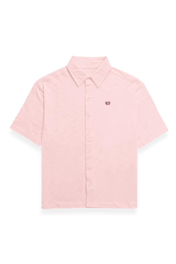 Street Style 69 - Insignia - Men's Oversized Shirt - White | Lavender | Light Pink | Baby Blue - Image 6