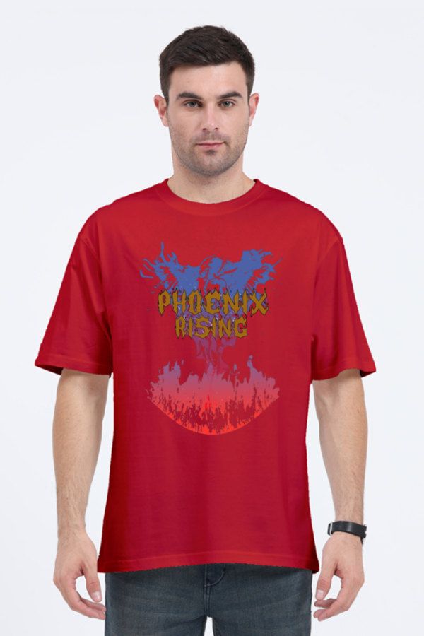 Street Style 69 - Phoenix Rising - Unisex Oversized T-shirt - Image 6