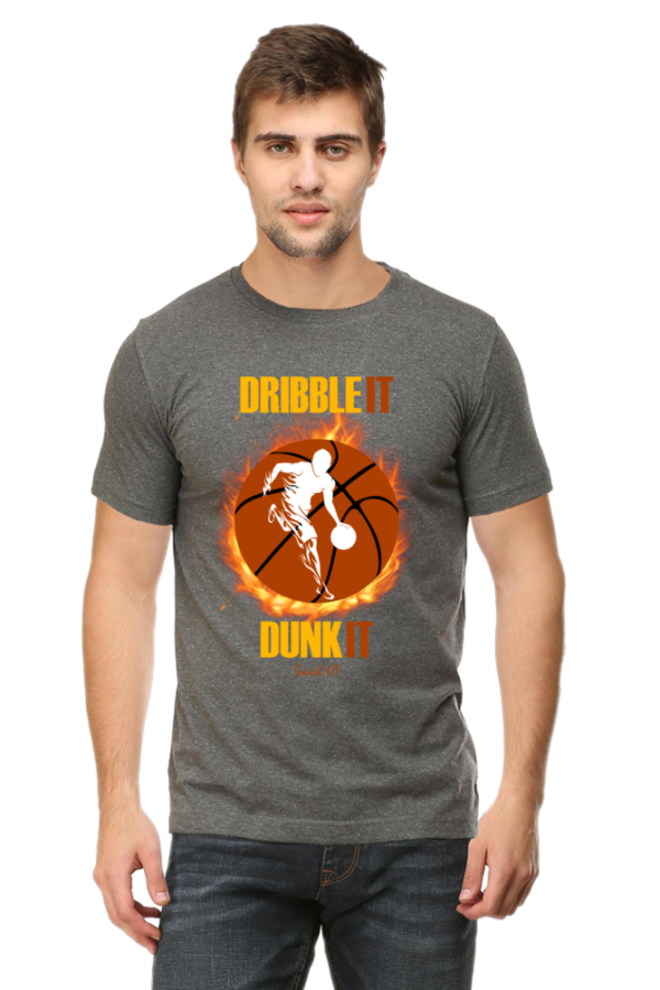Round Neck T-Shirt - Swish 69 - Dribble It Dunk It - Image 6