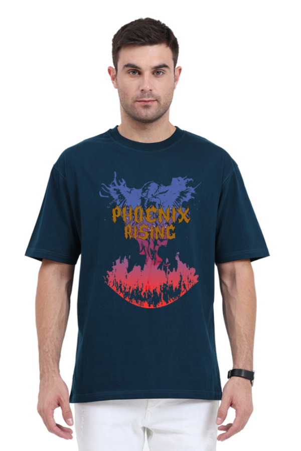 Street Style 69 - Phoenix Rising - Unisex Oversized T-shirt - Image 3