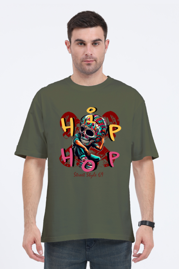 Street Style 69 – Hip-Hop – Unisex Oversized T-Shirt - Image 4