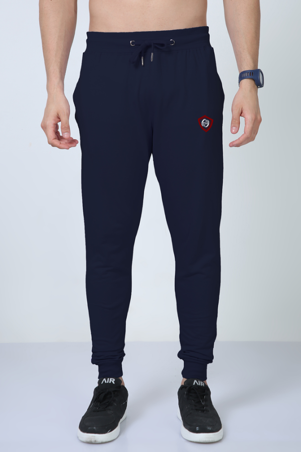 Stride 69 - Motif - Unisex Joggers - Black | Navy - Image 2