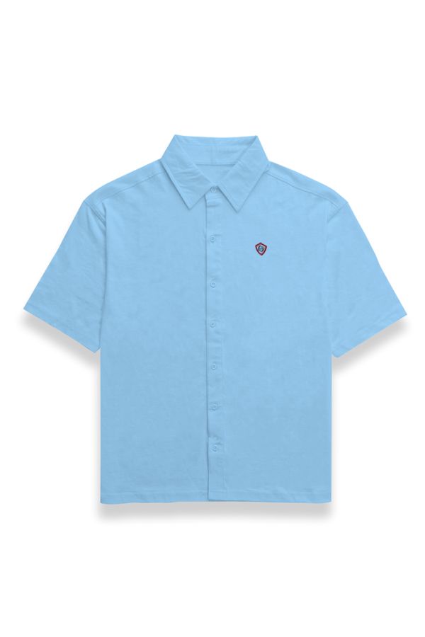 Street Style 69 - Motif - Men's Oversized Shirt - White | Lavender | Light Pink | Baby Blue - Image 2