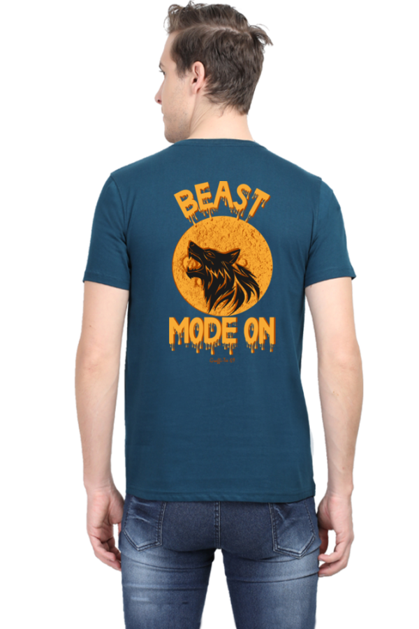 Round Neck T-Shirt - Beast Mode On - Image 7