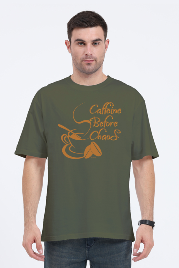 Java 69 - Caffiene Before Chaos - Unisex Oversized T-Shirt - Image 10