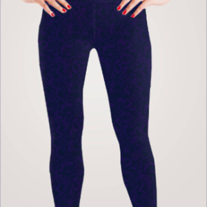 Haute 69 - Abstract Design - Women's AOP Designer Leggings - Denim