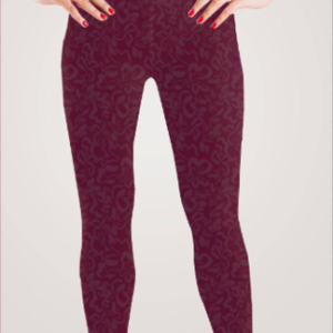 Haute 69 - Abstract Design - Women's AOP Designer Leggings - Grape