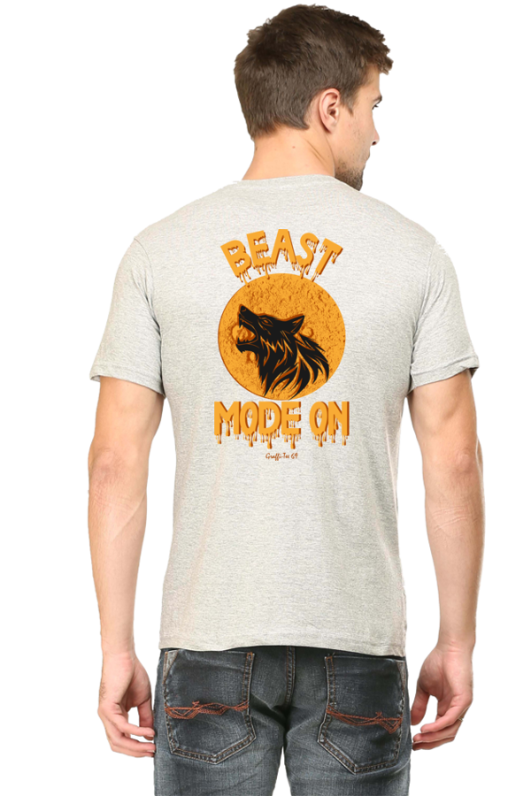 Round Neck T-Shirt - Beast Mode On - Image 15