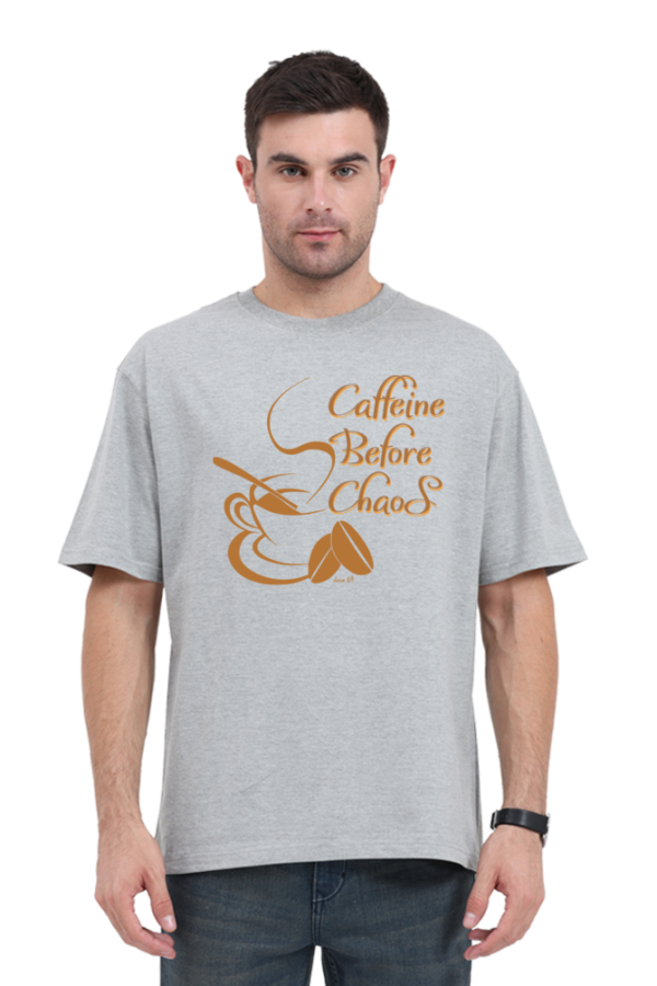 Java 69 - Caffiene Before Chaos - Unisex Oversized T-Shirt - Image 6