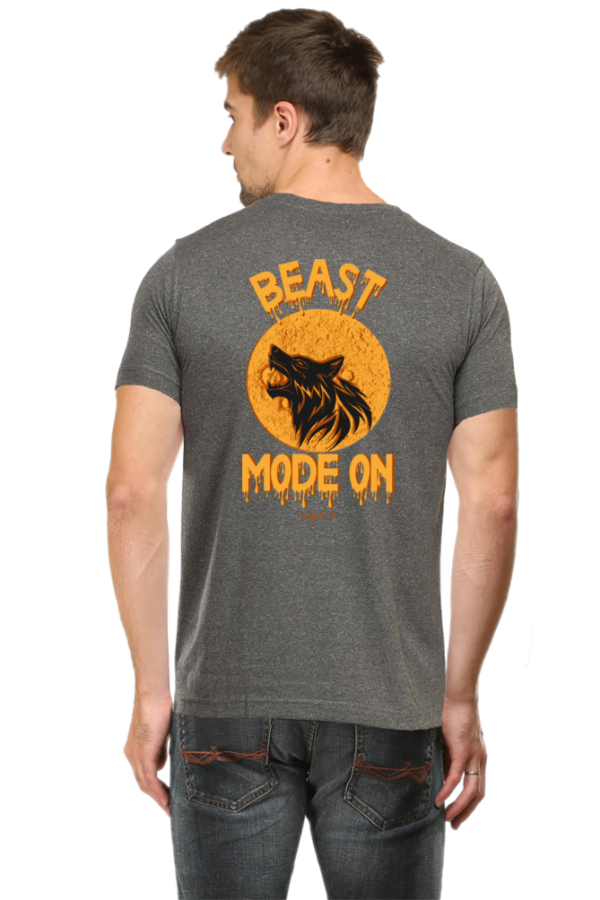 Round Neck T-Shirt - Beast Mode On - Image 13