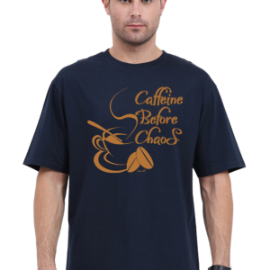 Java 69 - Caffiene Before Chaos - Unisex Oversized T-Shirt