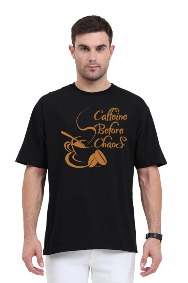 Java 69 - Caffiene Before Chaos - Unisex Oversized T-Shirt - Image 8