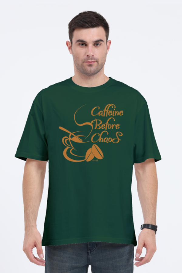 Java 69 - Caffiene Before Chaos - Unisex Oversized T-Shirt - Image 5