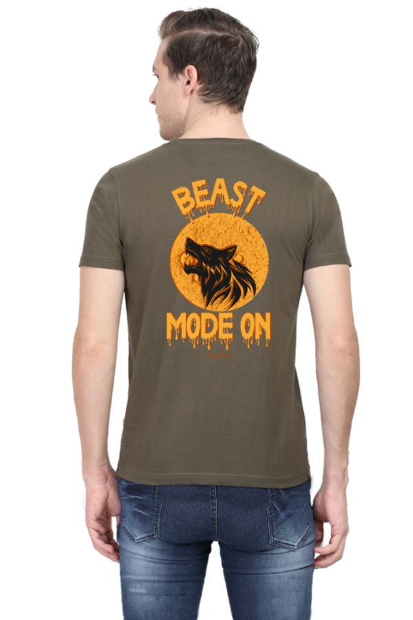 Round Neck T-Shirt - Beast Mode On - Image 21