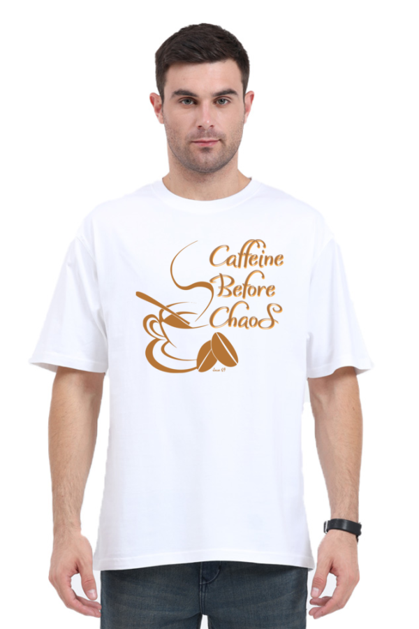 Java 69 - Caffiene Before Chaos - Unisex Oversized T-Shirt - Image 9