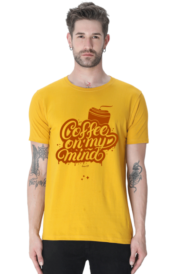 Round Neck T-Shirt - Java 69 - Coffee On My Mind - Image 3