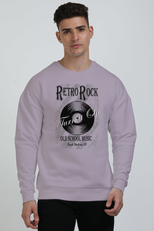 Street Style - Retro Rock - Unisex Heavyweight Oversized Sweatshirt