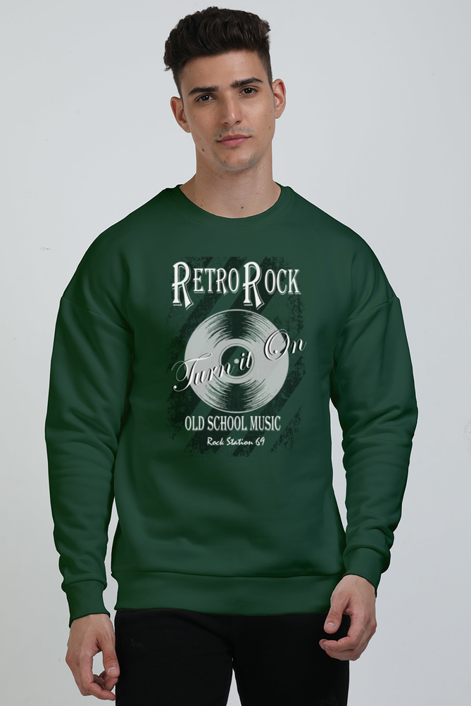 Street Style - Retro Rock - Unisex Heavyweight Oversized Sweatshirt - Image 2